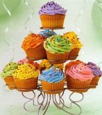 Cupcakes de Baunilha com cobertura de creme
